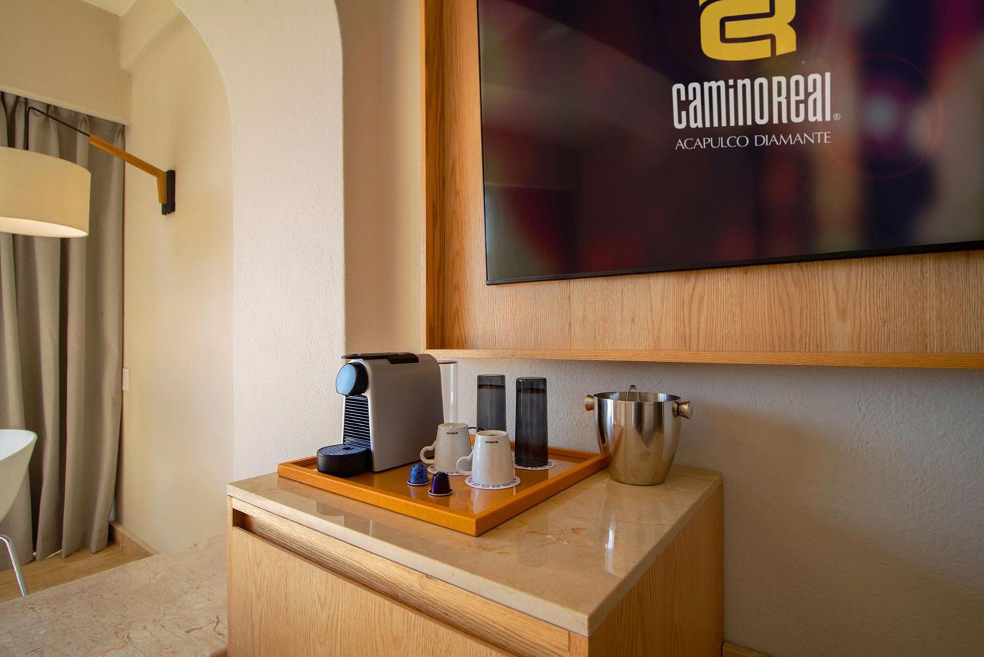 Camino Real Acapulco Diamante Hotel Bagian luar foto A Nespresso machine in a hotel room